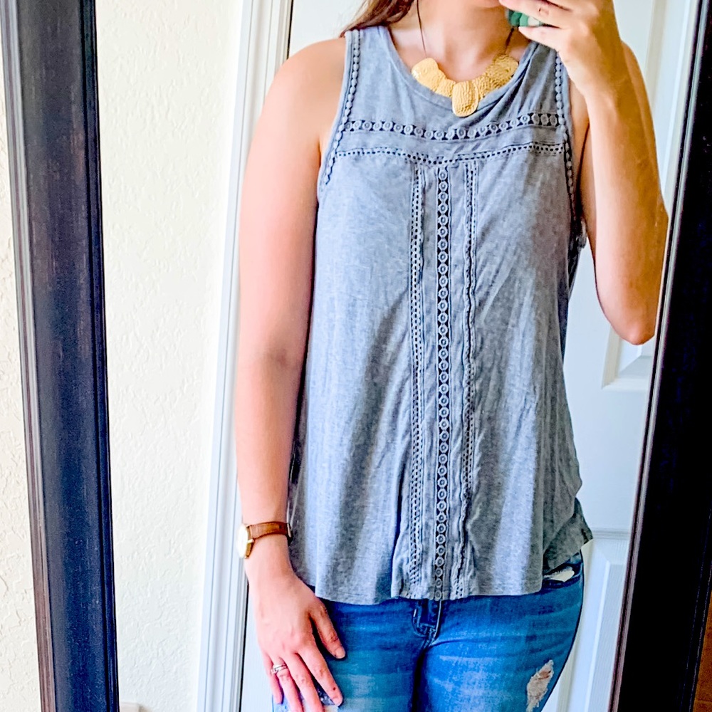GAP Crochet Detail Tank